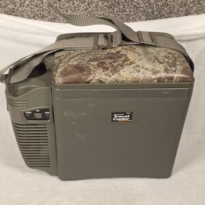 Vector VW222 Portable Travel Cooler & Warmer Mini Console Camo 12V Lighter Plug